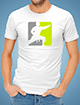 T-Shirt personnalisable Karate Bushido (Gris et vert)