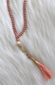 Chapelet "Misbaha" de luxe a 99 perles - Couleur rose saumon