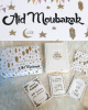 Coffret Cadeau Aid Moubarak avec Le Saint Coran (francais/arabe/phonetique) - La Citadelle du musulman - Les 40 hadiths Nawawi - Les 99 Beaux Noms d'Allah