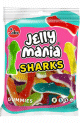 Bonbons gelifies lisses halal - Requins - Jelly Mania "Sharks" (100g)