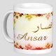 Mug prenom arabe feminin "Ansar" -