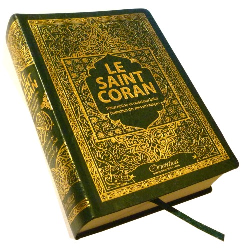 Le Saint Coran arabe avec traduction en langue française du sens de ses  versets et transcription phonétique